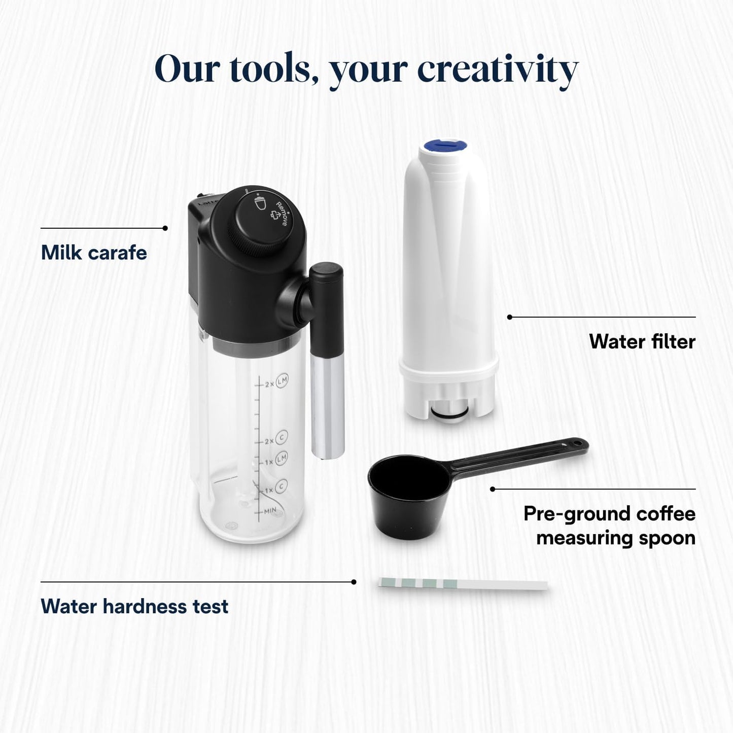 De'Longhi Magnifica Start (ECAM220.60.B)*-,Fully Automatic Bean to Cup Coffee Machine with 4 One-Touch Recipes, Soft-Touch Control Panel, Auto Milk, 1450W, Black